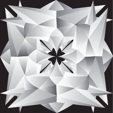 Taş oyması ya da alçıtaşı kaplaması taklidi yapılmış tasarım elemanı. Vektör illüstrasyonu