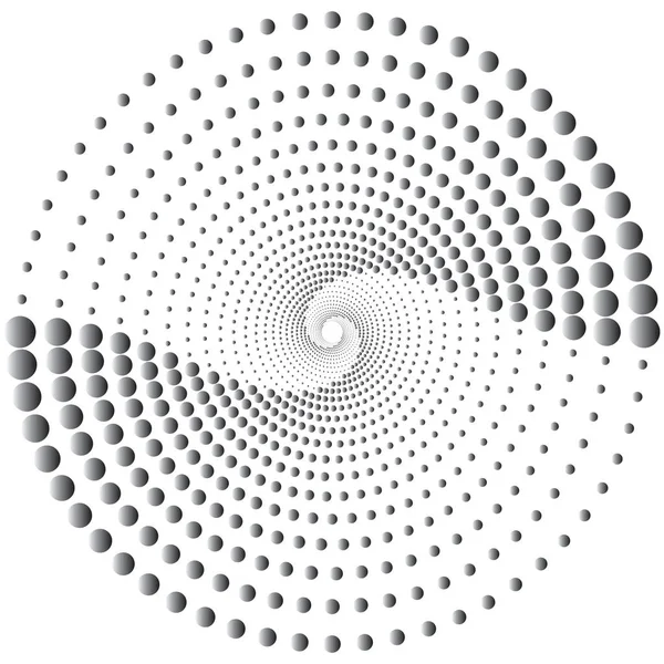 Элемент Футуристического Дизайна Украшение Спираль Векторная Иллюстрация — стоковый вектор