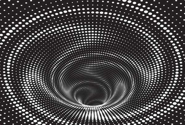 Túnel Wormhole Túnel Digital Grade Plano Fundo Imagem Vetorial Abstrata —  Vetores de Stock