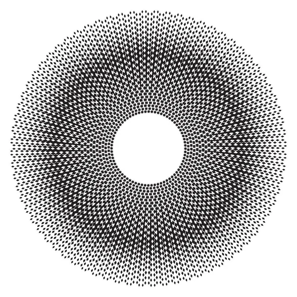 Точечный Полутоновый Векторный Спиральный Рисунок Текстура Стипл Дот Фон Прямоугольниками — стоковый вектор