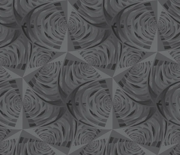Modèle Sans Couture Des Hexagones Gris Sur Fond Gris Illustration — Image vectorielle