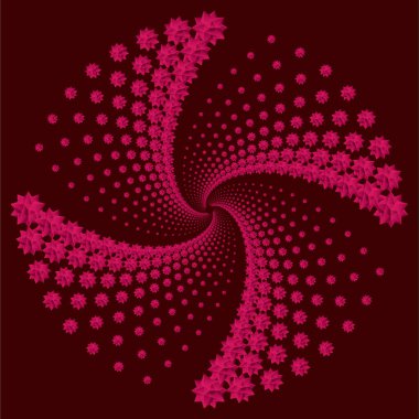 Soyut geometrik şekil, piramitlerden çokyüzlü. Vektör illüstrasyonu