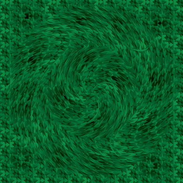 Abstrato Grunge Espiral Padrão Verde Estrutura Ruído Com Traços Imagem — Vetor de Stock
