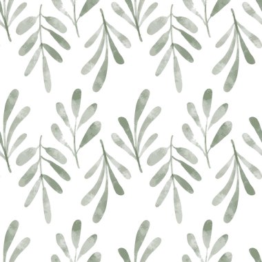 suluboya şirin yaprak yaprakları dikişsiz desen