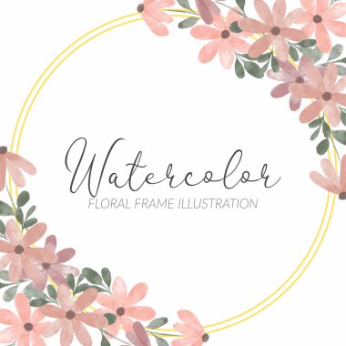 Şirin çiçek taçyapraklı çelenk altın çember