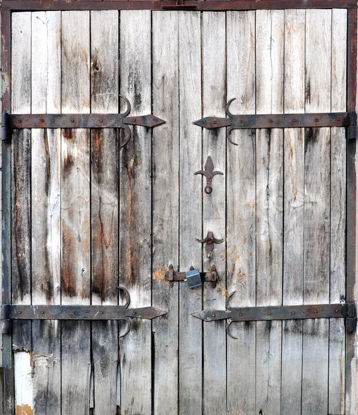 Madera, puertas viejas Imágenes de stock libres de derechos