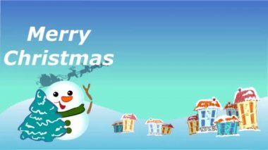 Merry Christmas animated