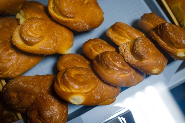 Confectionery production in the oven.