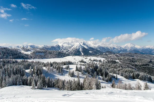 Paisagem inverno Áustria — Fotografia de Stock