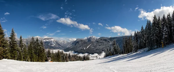 Áustria Paisagem de Inverno — Fotografia de Stock
