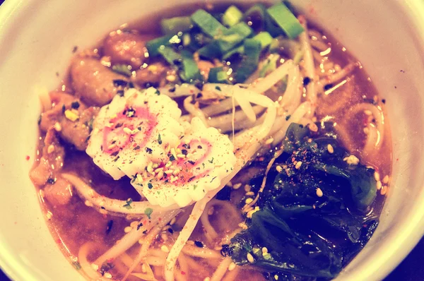 Miso ramen fideos — Foto de Stock