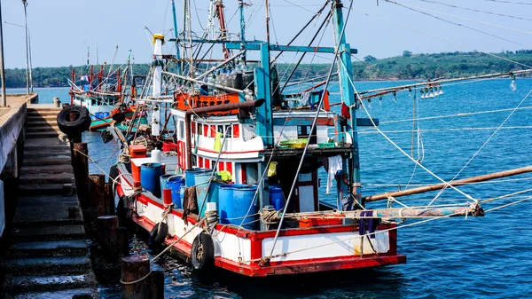 Thai halászhajók — Stock Fotó