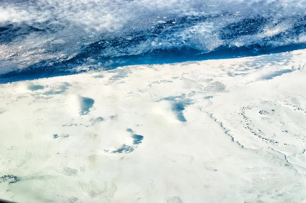 Toma aérea del mar de Barents — Foto de Stock