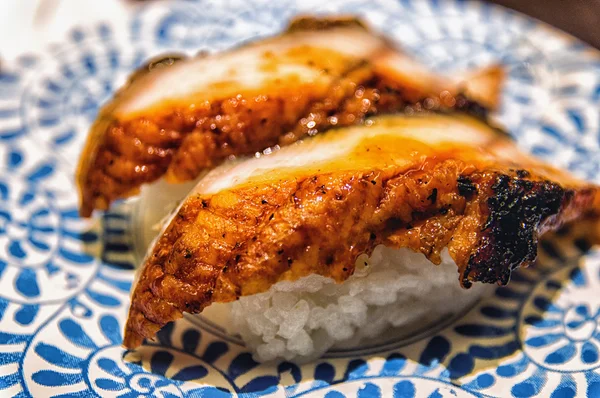 Anago Unagi sushi — Stockfoto