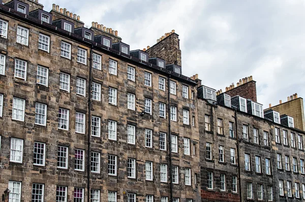Vintage facades in Edinburgh — Stock Photo, Image