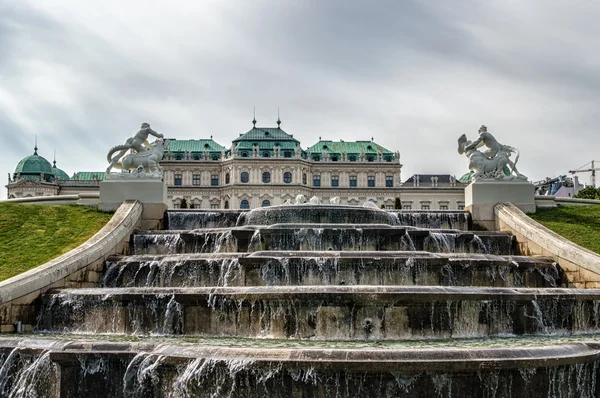 Belvedere palota, Bécs Ausztria — Stock Fotó