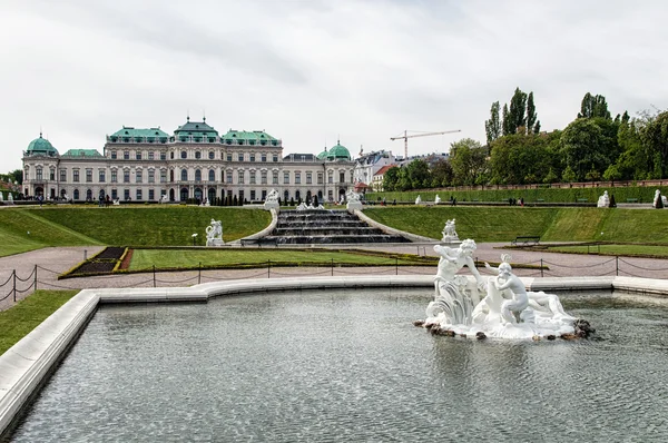 Belvedere palota, Bécs Ausztria — Stock Fotó