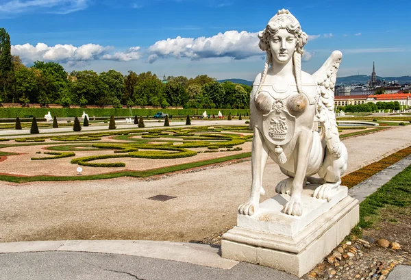 Figura em Belvedere, Viena — Fotografia de Stock