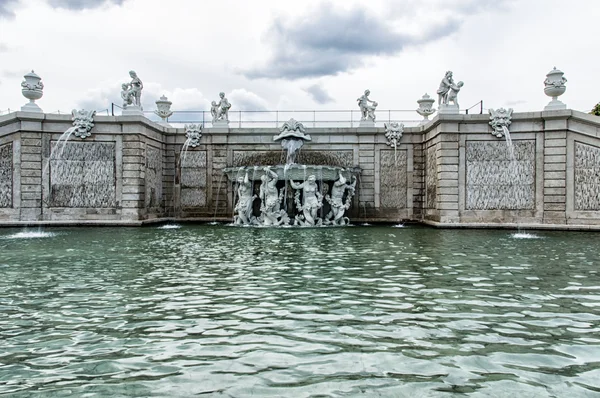 Fonte Belvedere Viena, Áustria — Fotografia de Stock