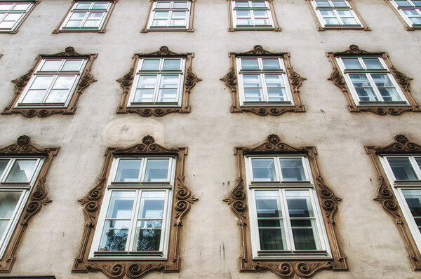 Detail of building in vienna downtown. vienna. austria. europe.