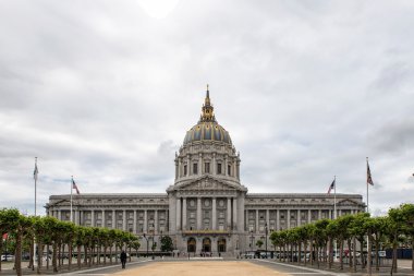 San Francisco City Hall entrance clipart