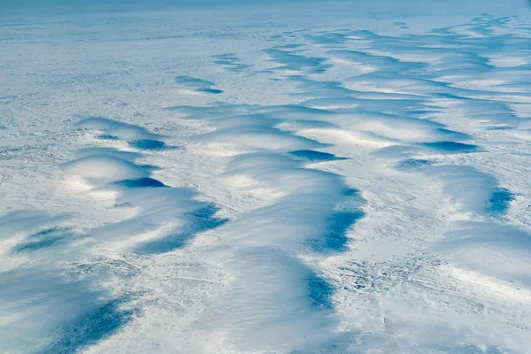 High Altitude Shot Abstract Clouds Polar Plain — Stock Photo, Image