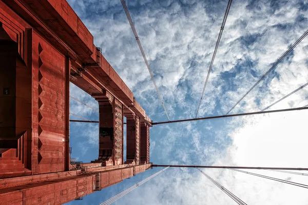 Golden Gate Bridge Tower San Francisco — Stockfoto