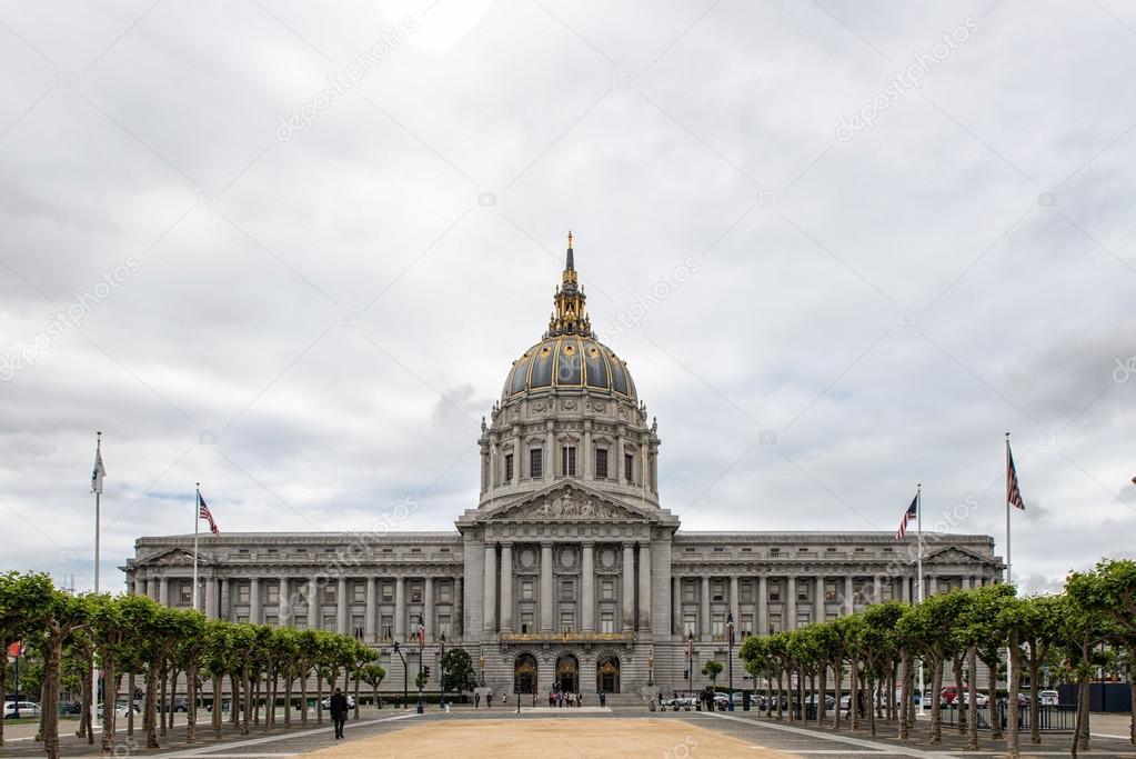 San Francisco City Hall entrance