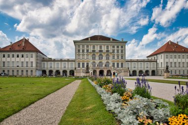 Nymphenburg Sarayı (Schloss Nymphenburg - Periler Kalesi). Münih, Bavyera, Almanya, Avrupa.