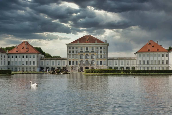 Palácio Nymphenburg Castelo Das Ninfas Palácio Barroco Munique Baviera Alemanha — Fotografia de Stock