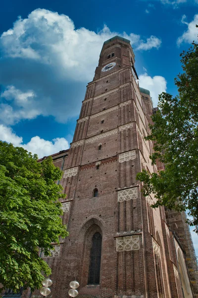 德国巴伐利亚慕尼黑市弗劳恩基尔奇圣母座堂 — 图库照片