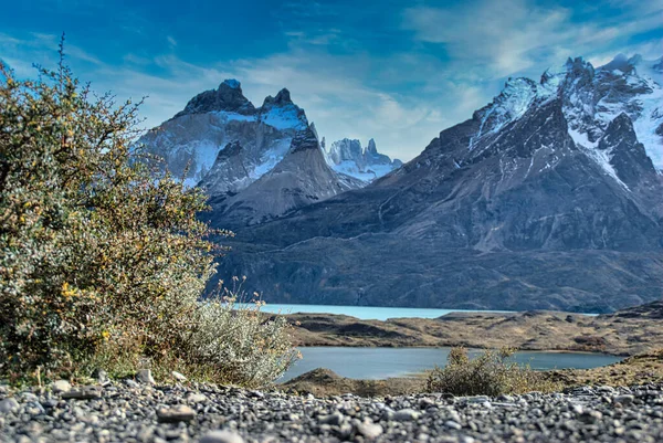 Pehoe Lake Guernos 아름다운 Torres Del Paine Patagonia South America — 스톡 사진