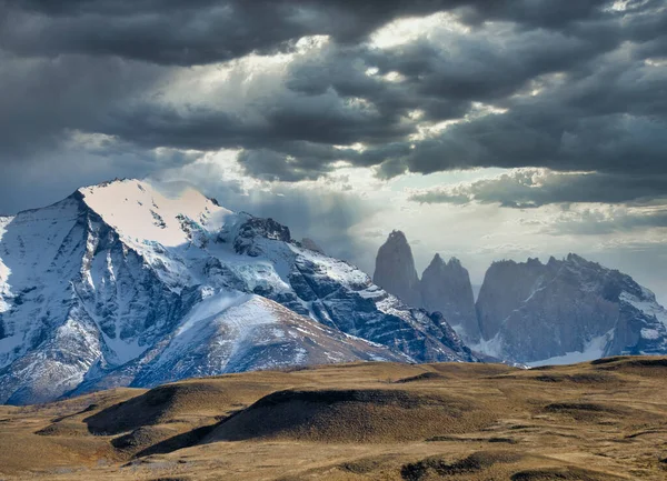 Chile Patagonien Nationalpark Torres Del Paine Unesco Welterbe Gipfel Des — Stockfoto