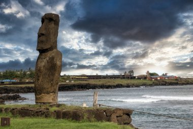 Moais Tahai Arkeolojik Kompleksi, Rapa Nui Ulusal Parkı, Paskalya Adası, Şili