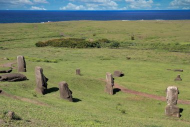 Moais Tahai Arkeolojik Kompleksi, Rapa Nui Ulusal Parkı, Paskalya Adası, Şili