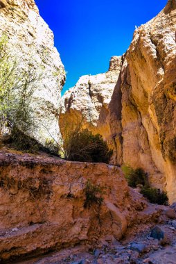 Kuzey Şili 'deki Atacama Çölü' nde Ölüler Vadisi 'nin kanyonları.