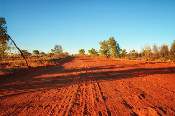 Spectacular Merreenie Loop Road, red dirt road, Northern Territory, Australia