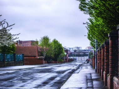 Falls Road, Katolik cemaati, Belfast, Antrim İlçesi, Kuzey İrlanda, Birleşik Krallık, Avrupa