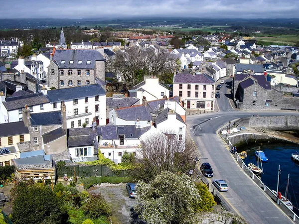 Isla Man Reino Unido Mayo 2008 Vista Castletown Desde Castle — Foto de Stock