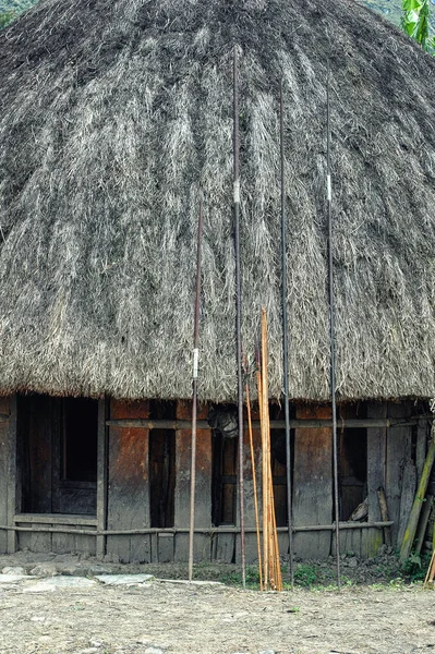 Armas Utilizadas Por Pueblo Dani Wamena Indonesia —  Fotos de Stock