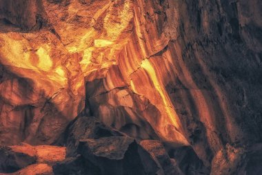 Dünyanın en büyük karst mağaralarından biri olan Mammuthhle Mağarası. Dachstein Yukarı Avusturya Dağı 'nda..