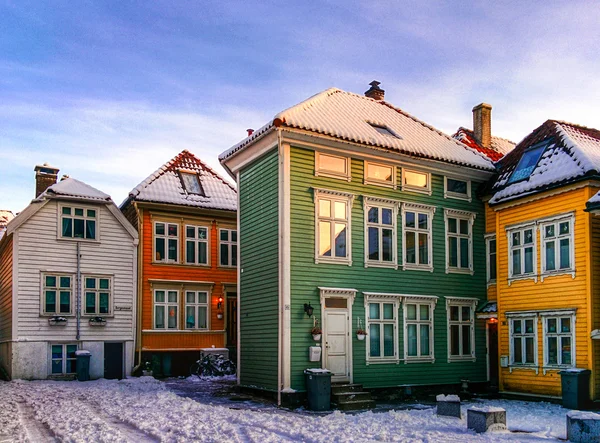 Bergen arkitekturen — Stockfoto