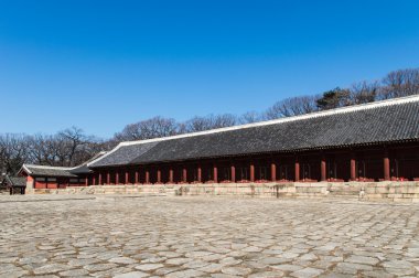 Jongmyo tapınak olduğunu bir çü tapınak Seoul, Güney Kore
