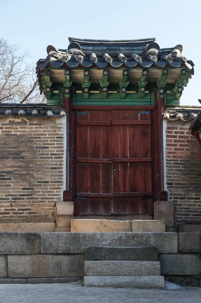 Architettura tradizionale a Changdeokgung — Foto Stock