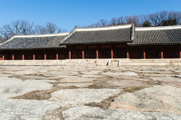 Konfucjańskiej świątyni Jongmyo, Seul, Korea Południowa — Zdjęcie stockowe