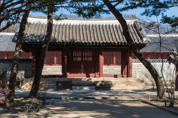 Konfucianska shrine Jongmyo, Seoul, Sydkorea — Stockfoto