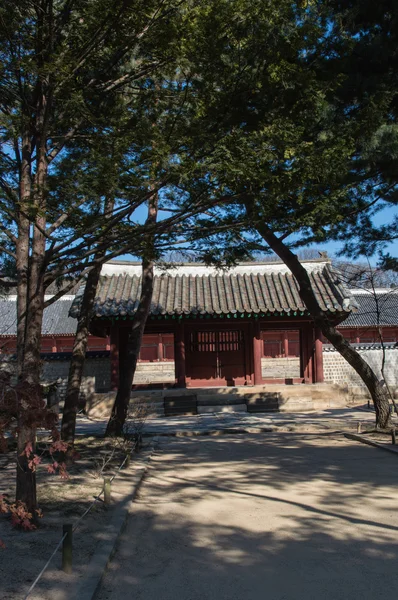 Confucianistische heiligdom Jongmyo, Seoel, Zuid-Korea — Stockfoto