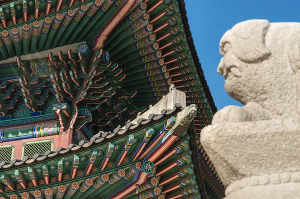 Changdeokgung palace roof — Stock Photo, Image