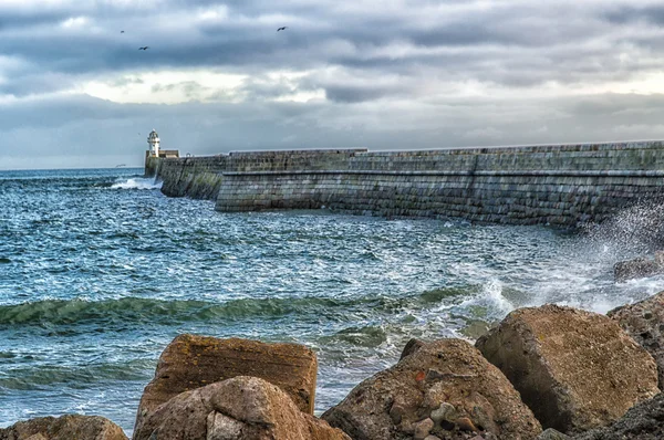 Faro de Aberdeen Escocia — Foto de Stock