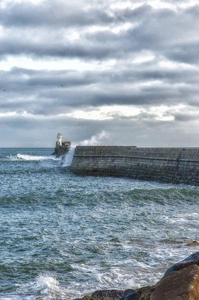 Faro de Aberdeen Escocia — Foto de Stock